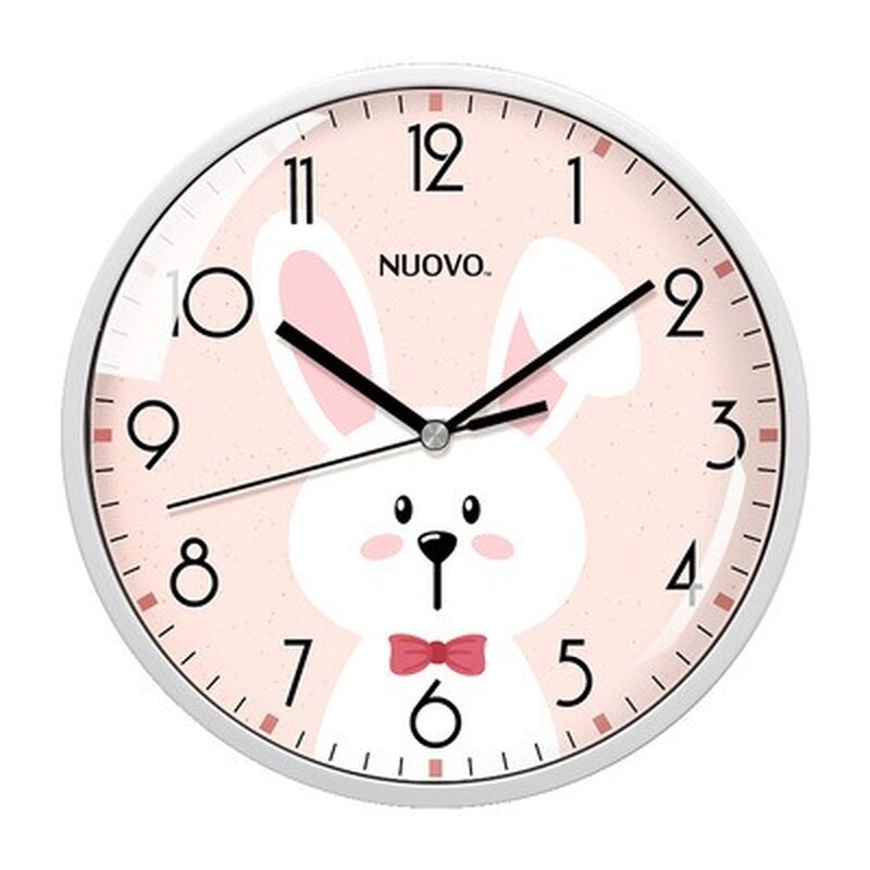 Relojes de pared para decoración del hogar, reloj digital moderno para sala de estar, adorno de pared: 8 inch rabbit