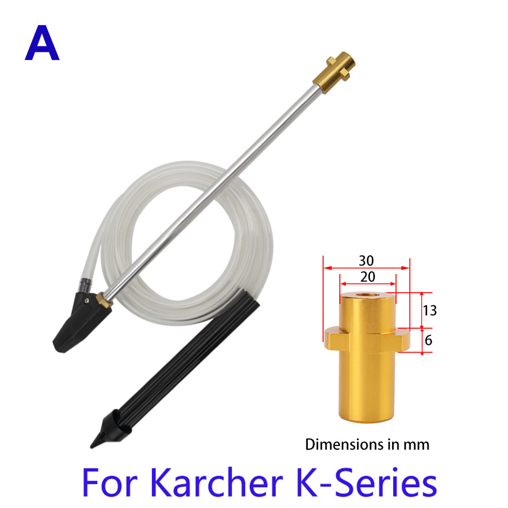 Pressure Washer SandBlasting Kit Wet Sandblaster Lance Nozzle for Karcher Huter Interskol Lavor Parkside High Pressure Washer: COLORLESS