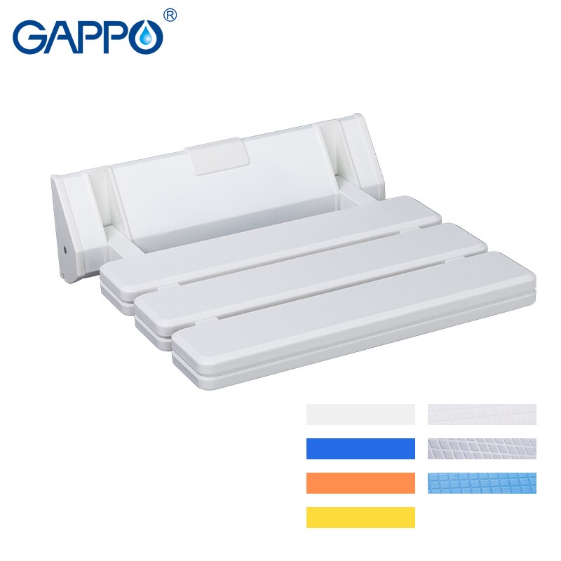 GAPPO Bath Shower Chair Wall Mounted Folding Chair Vicedeal gappo-bath-shower-chair-wall-mounted-folding-chair-vicedeal