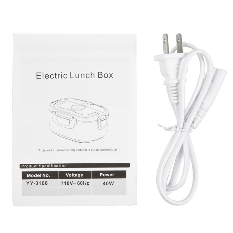 220v/110v lunchbox voedselcontainers draagbare elektrische verwarming voedselverwarmer rijstcontainer serviessets voor auto thuis