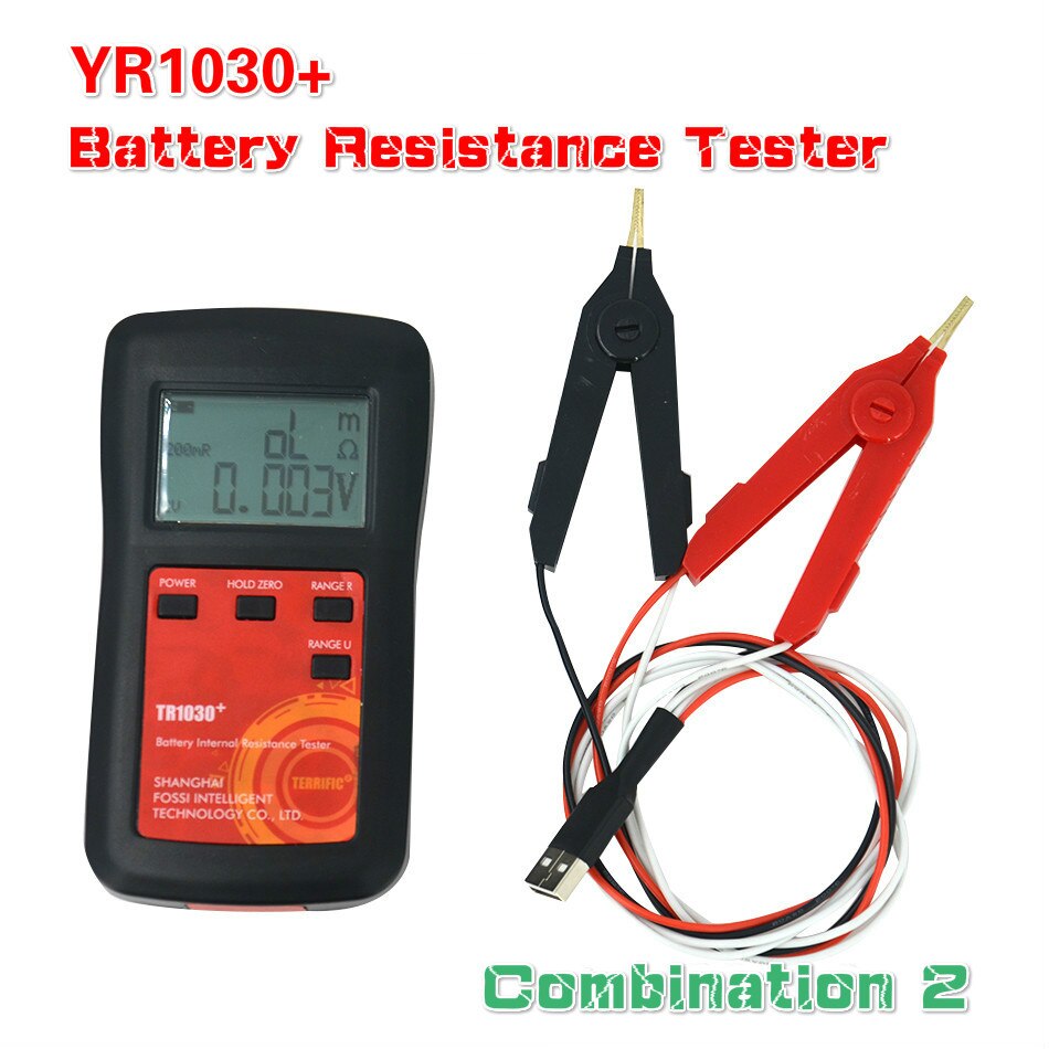 Upgrade YR1030 Lithium Battery Internal Resistance Test TR1030 Electrical DIY 18650 Nickel Hydride Button Dry Battery Tester C2
