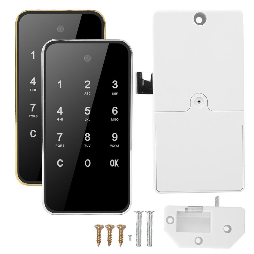 Electronic Password Lock Smart Keyless Digital Touch Screen for File Cabinet Locker Sauna