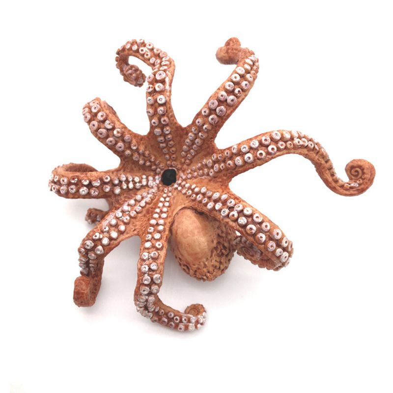 Realistic Octopus Sea Life Model Solid Plastic Figure Ocean Party Decorations 63HE