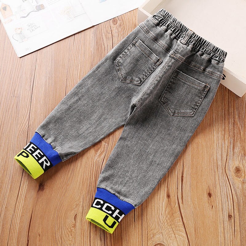 Jean de Jogging en coton pour bébés garçons de 2 à 6 ans, pantalon d'automne décontracté