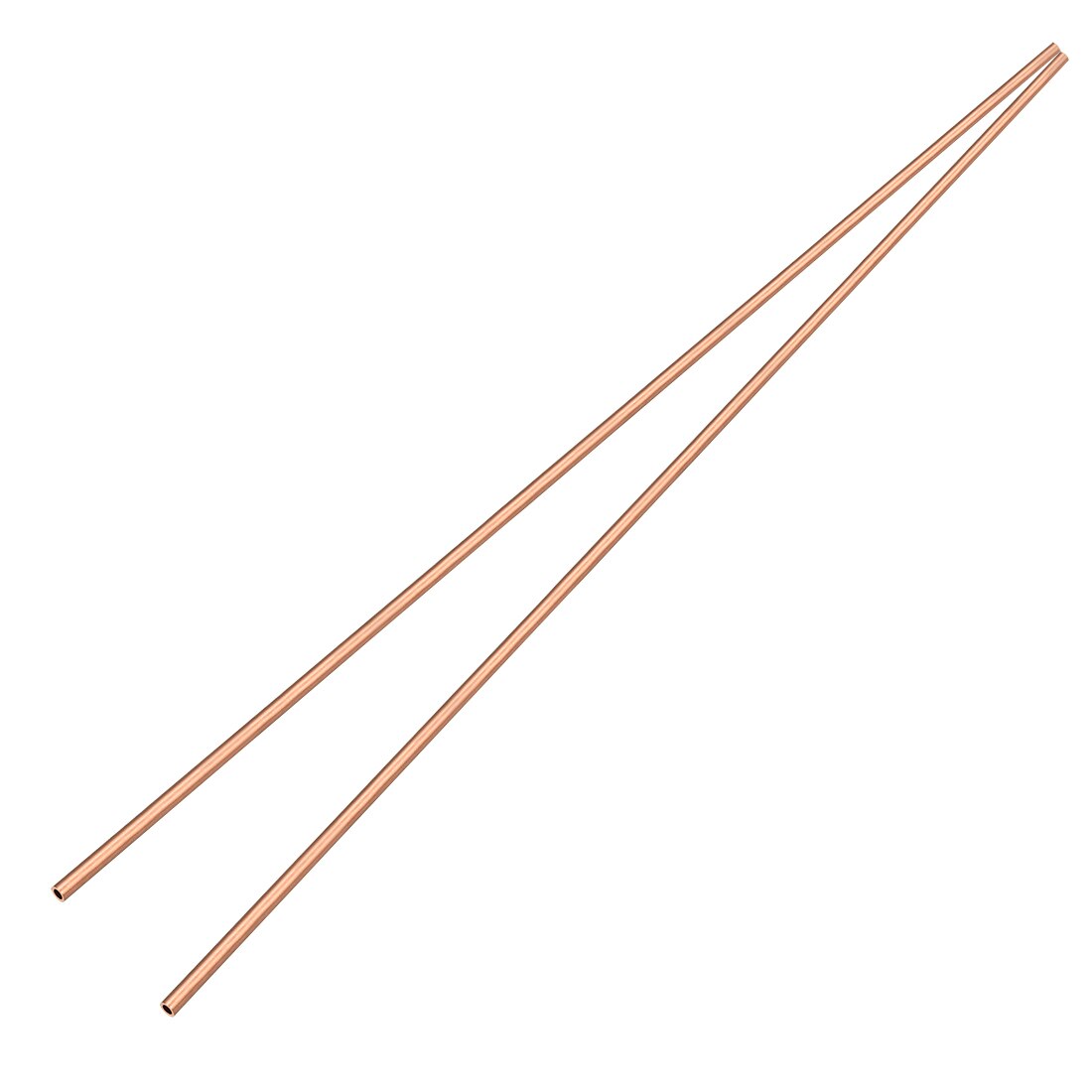 uxcell 2Pcs Copper Round Tube Pipe 7mm Outside Diameter X 6mm Inside Diameter 500mm Long Seamless Round Tube Durable