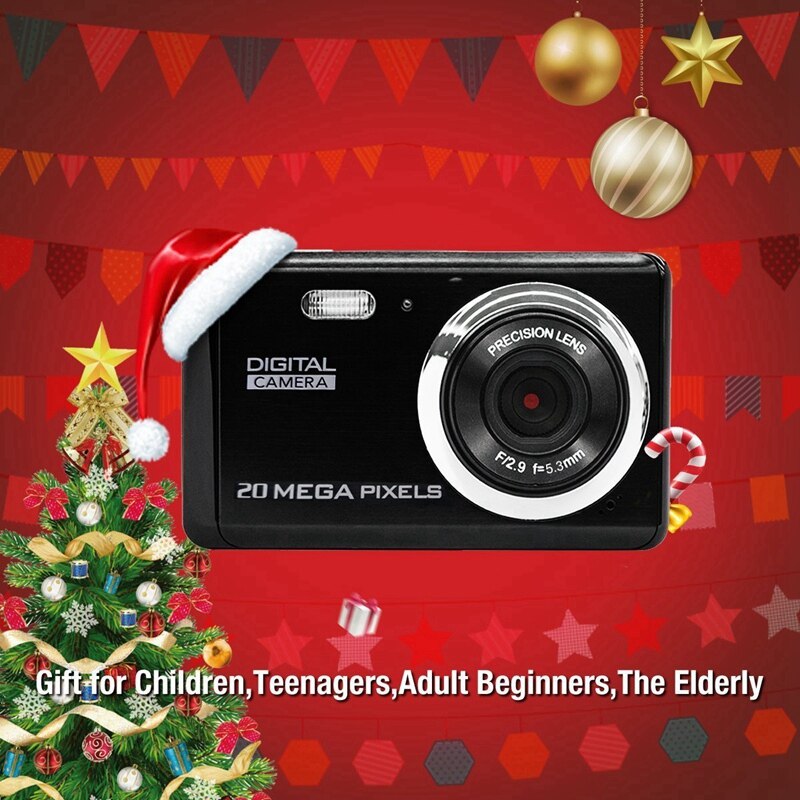 Cámara Digital de 8 megapíxeles pulgadas TFT LCD recargable HD cámara de vídeo cámara Digital estudiantes cámaras con Zoom Digital 8X/12 MP/HD