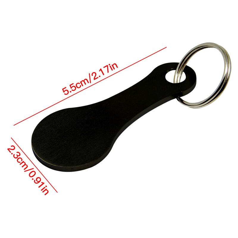 2pcs/lot key Ring Shopping Cart token Metal KeyChains Pluggable Metal Aluminum Alloy Decor Release Hook