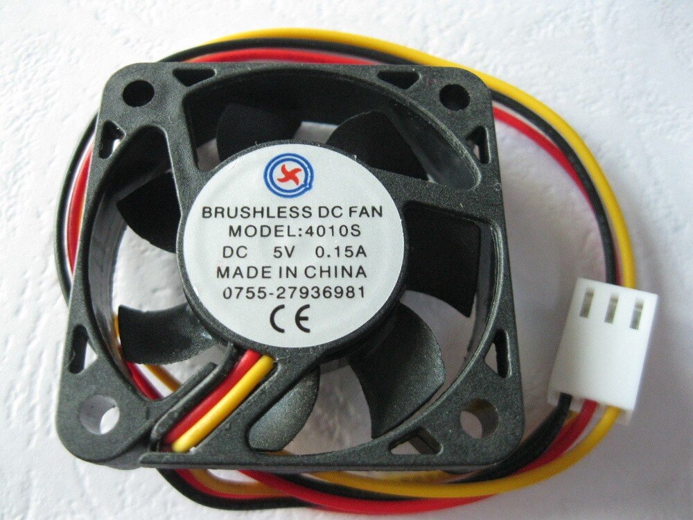 12 Pcs Brushless DC Cooling Fan 7 Blade 4010S 5V 40x40x10mm 3wires