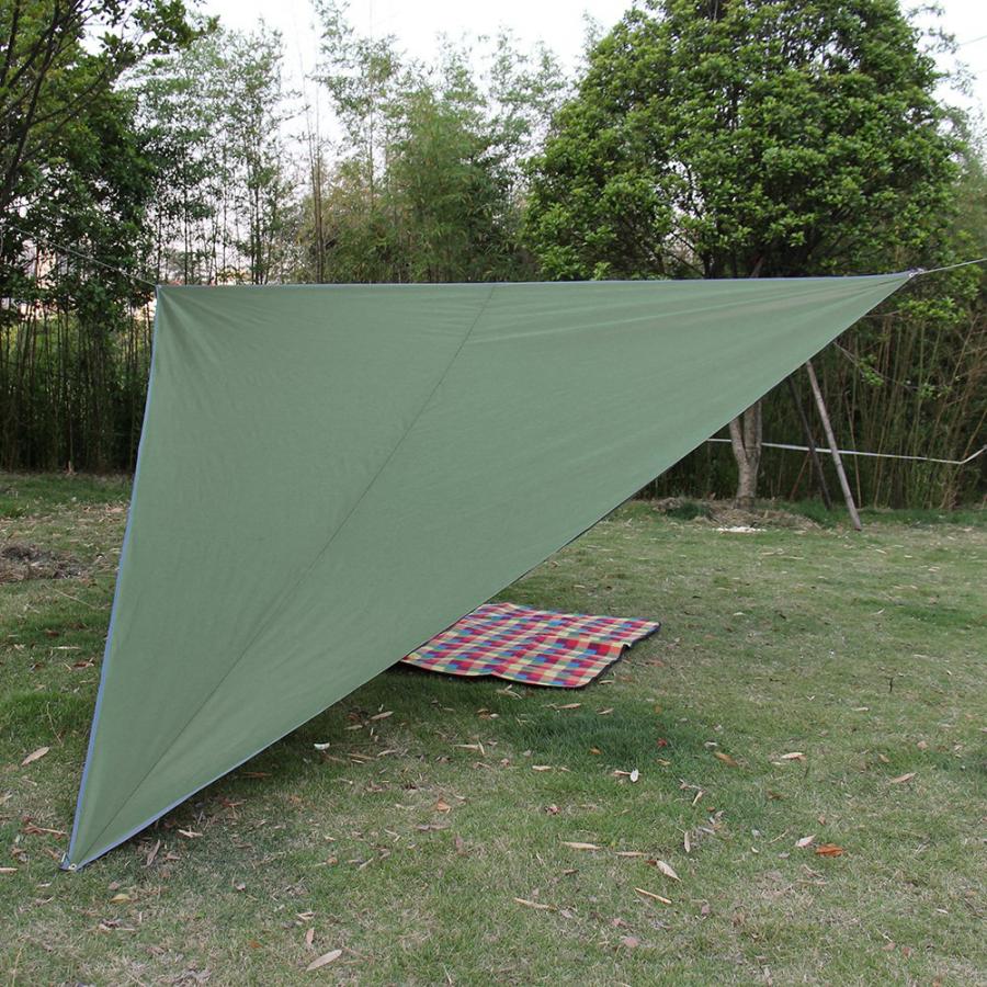 3x3m 4x4m 5x5m Waterproof Triangle Awning Sun Shade Sail Outdoor Sun Shelter Shade Sail Garden Canopy Camping Picnic Tent