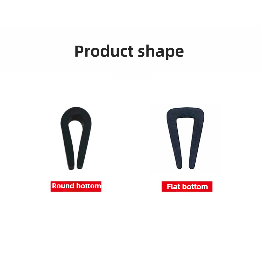 U Channel Seal Strip Rubber 5M Length Black Protector Edge Sealing Rubber Edge Trim U for Car Doors, Glass, Metal Panel