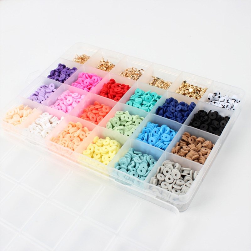 Kralen Voor Sieraden Maken Armbanden Ketting Earring Diy Craft Kit Ronde Kraal Kleur Disc Bohemian Mooie Ringen