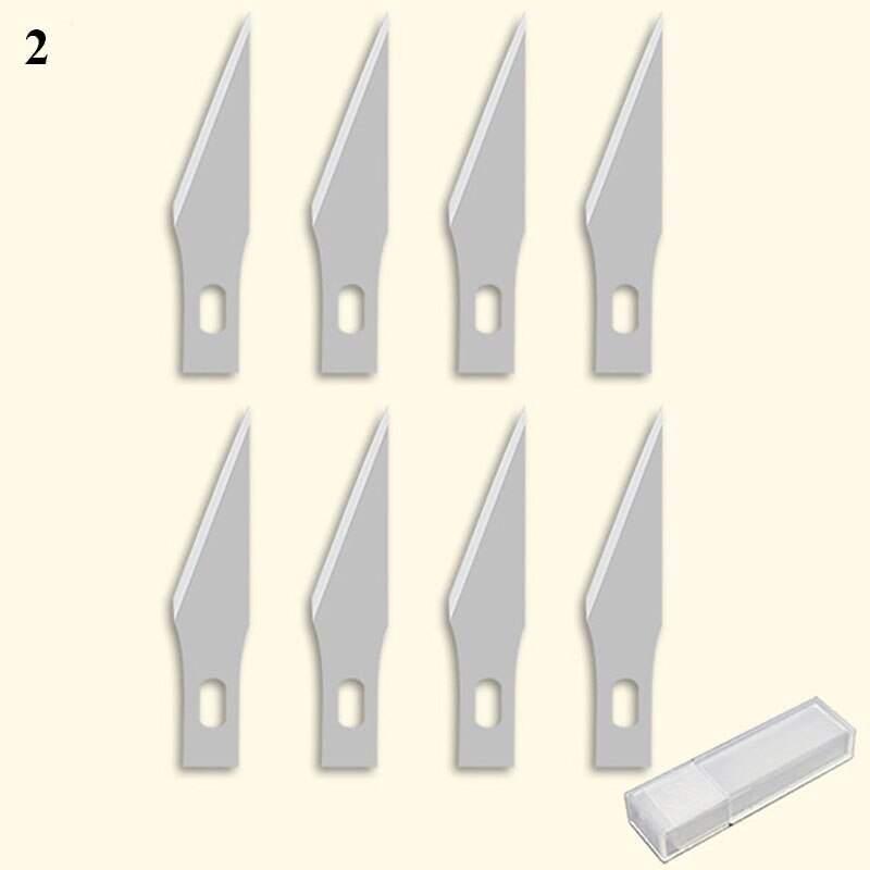 Blades Craft Artwork Cutting Knife DIY Carving Knife Stencil Scoring Hobby Chiseling Model Repairing Sculpture Scalpel Knife: 2