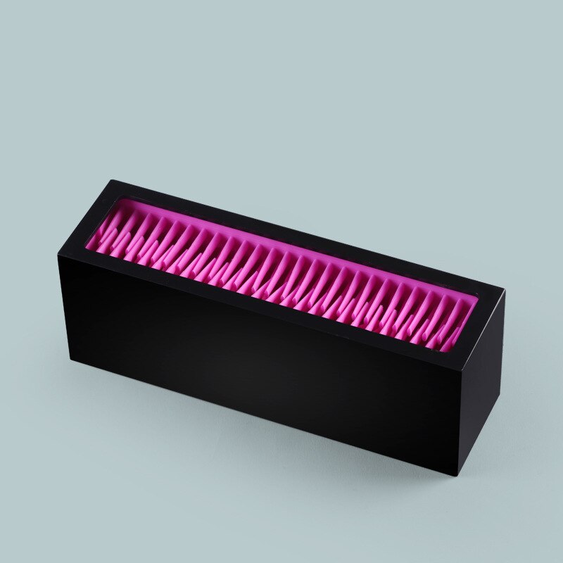 Silicone Makeup Brush Holder Dust-proof Brush Box Makeup Holder Women Brush Organizer Cosmetic Storage Makeup Case Makeup Tools: 02