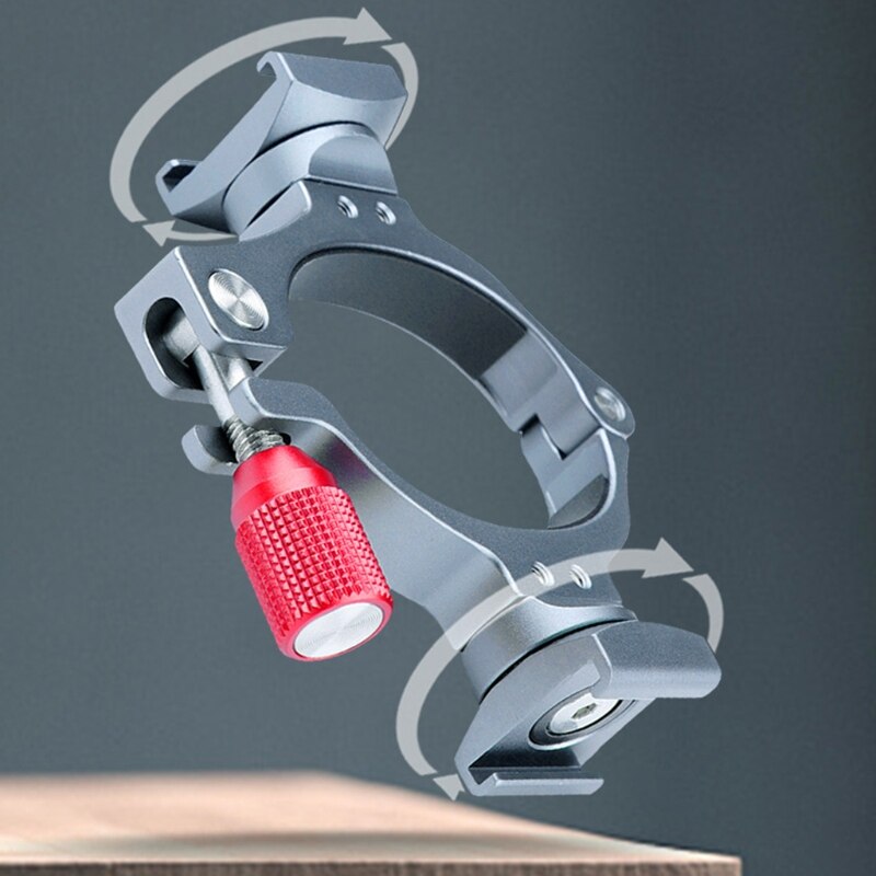 1 pc -ring-klemm-blitzschuhadapter, 360 °-drehung, kompatibel mit osmo mobile 3 &  om4,  stabilisator-mikrofon-aufhelllicht-erweiterungshalterung