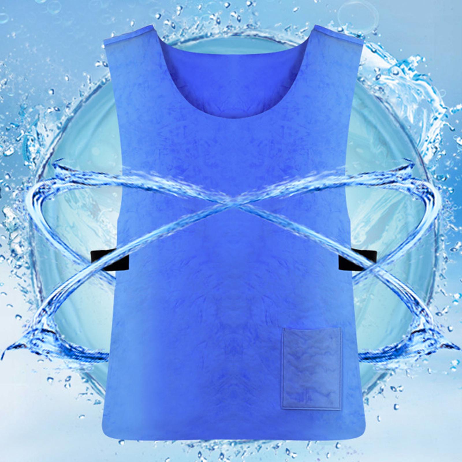 Cooling Vest PVA High Temperature Protective Ice Vest Clothing Sports Vest for Summer Weather Outdoor Sports Cycling