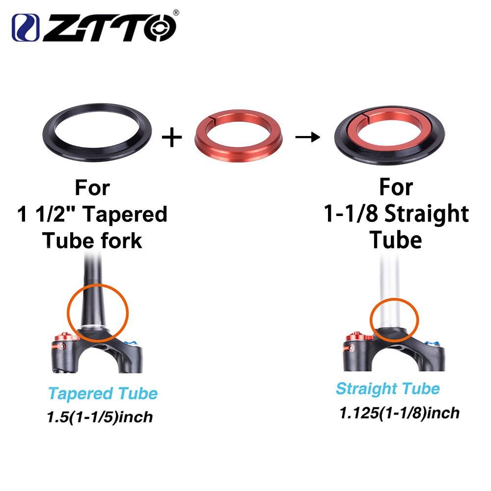 Ztto 42 52mm lejer mtb cykel forgaffel koniske rør gaffel lejer hoved sæt cykel tilbehør reparation