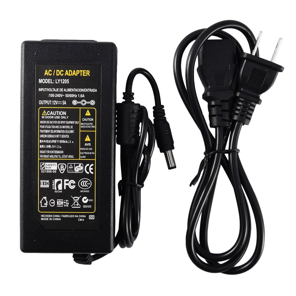 AC 100V - 240V to DC 12V 2A 3A 5A 6A 10A lighting transformers Power Supply Adapter Converter Charger LED Strip Light D30