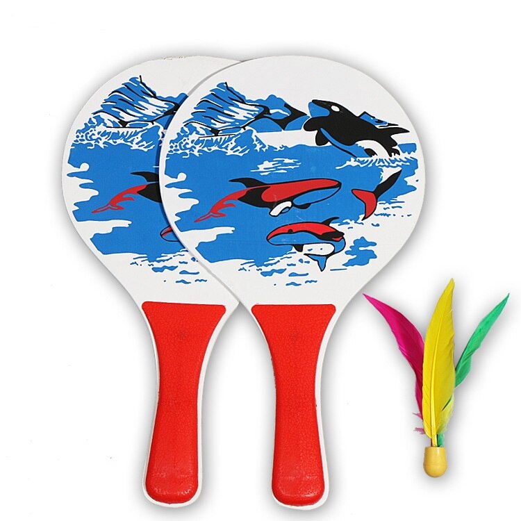 2 Type Cricket Shoot Tennis Fun Pickleball Paddles Home Entertainment Fitness Set Cricket bat badminton shuttlecock: blue