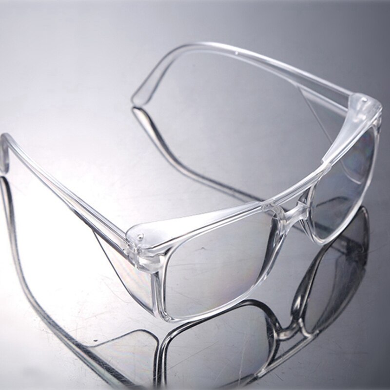 Clear Vented Safety Goggles Eye Protection Protective Lab Anti Fog Glasses Fully Transparent Anti-shock Goggles