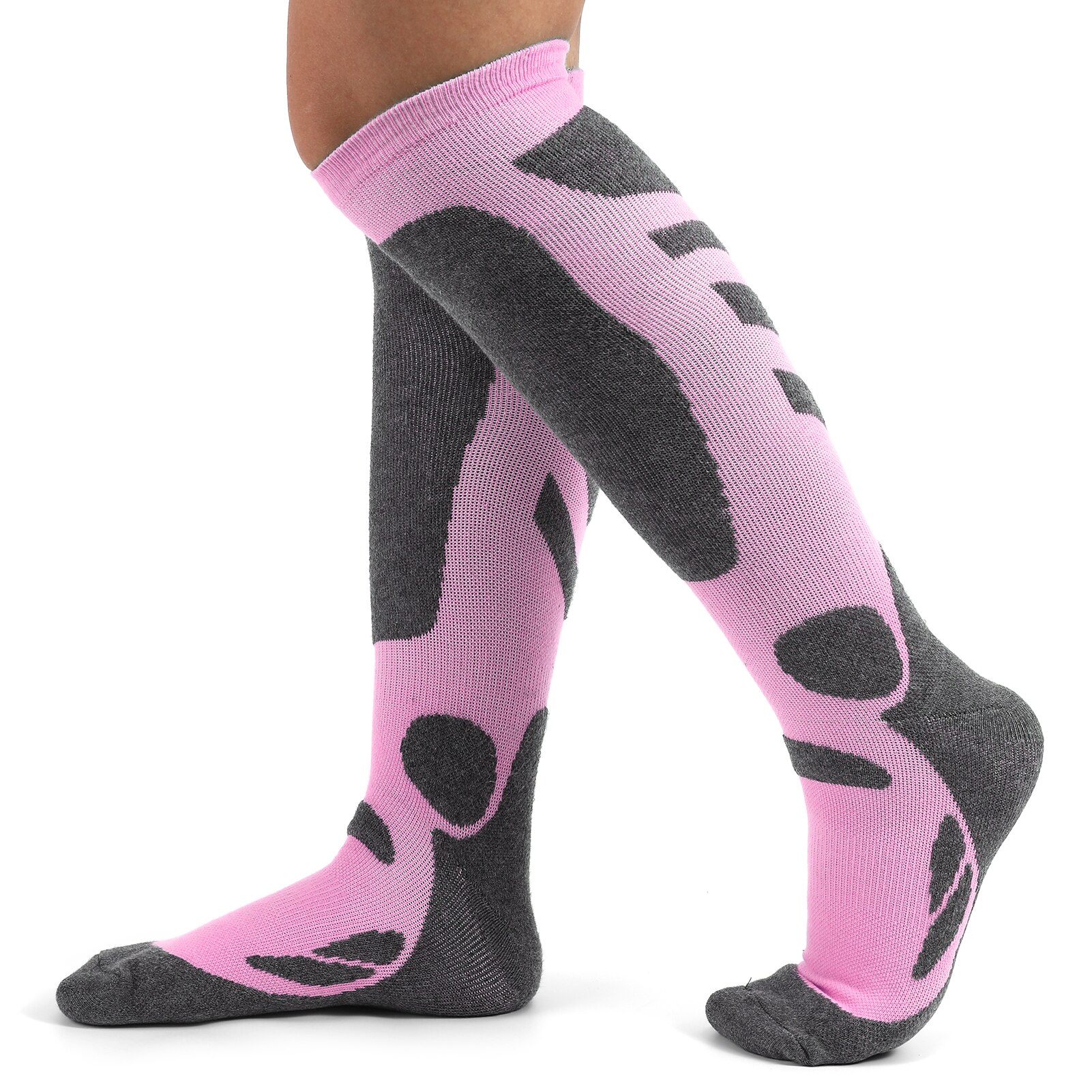 Vrouwen 2 Pairs Professionele Fitness Sokken Dikke Gebreide Winter Athletic Kousen Outdoor Ademend Snelle Droge Warme Sokken