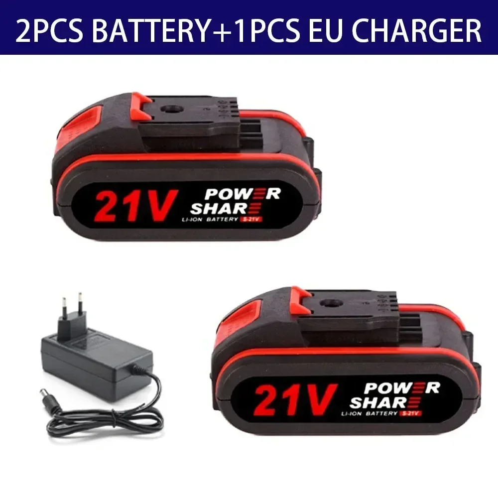 Akumulator litowo-jonowy 21 V 7500 mAh do piły elektrycznej WORX 18 V 20 V, wiertarki elektrycznej i elektronarzędzi ogrodowych: green
