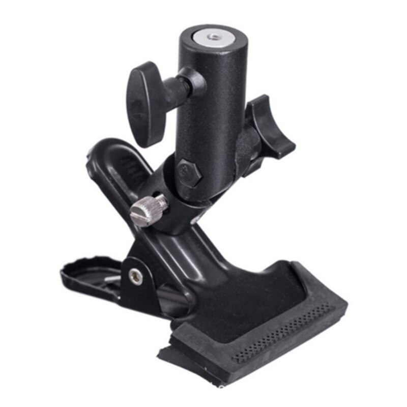 E-shaped Light Stand Mount Bracket Heavy Duty Tripod Stand for Light Monolight Softbox Reflector Holder Clip Backdrop