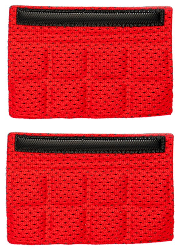 Helm Kinn Pads Schaum Pad Set Kinnriemen Polsterung Ersatz Universal für Radfahren Bike Motorrad Helm: Red 2PCS