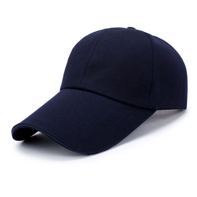 Peekymoce golfhattar för kvinnor keps baseballkepsar solid lång visirhatt gorras casquette ledig snapback ben sport baseballkeps: Marin