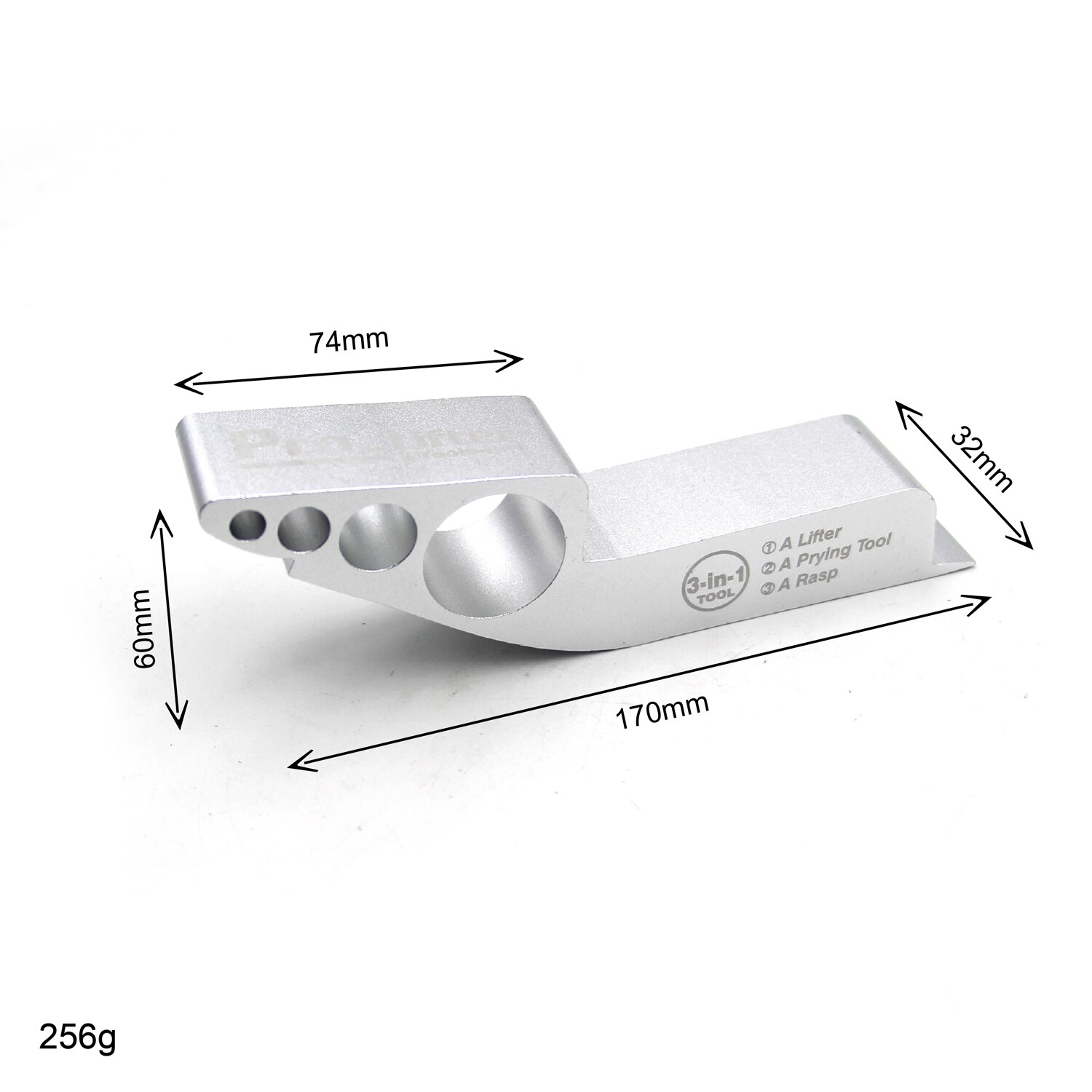 3-in-1 Multifunctional Lifter Prying Tool Rasp Aluminum Alloy Door Lifter Drywall Plaster Sheet Lifting Tool