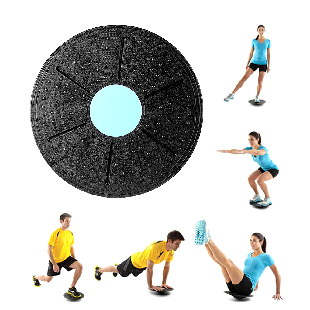 Women Men Balance Board Twist Support 360 Degree Rotation Massage Fitness Exercise Balance Board