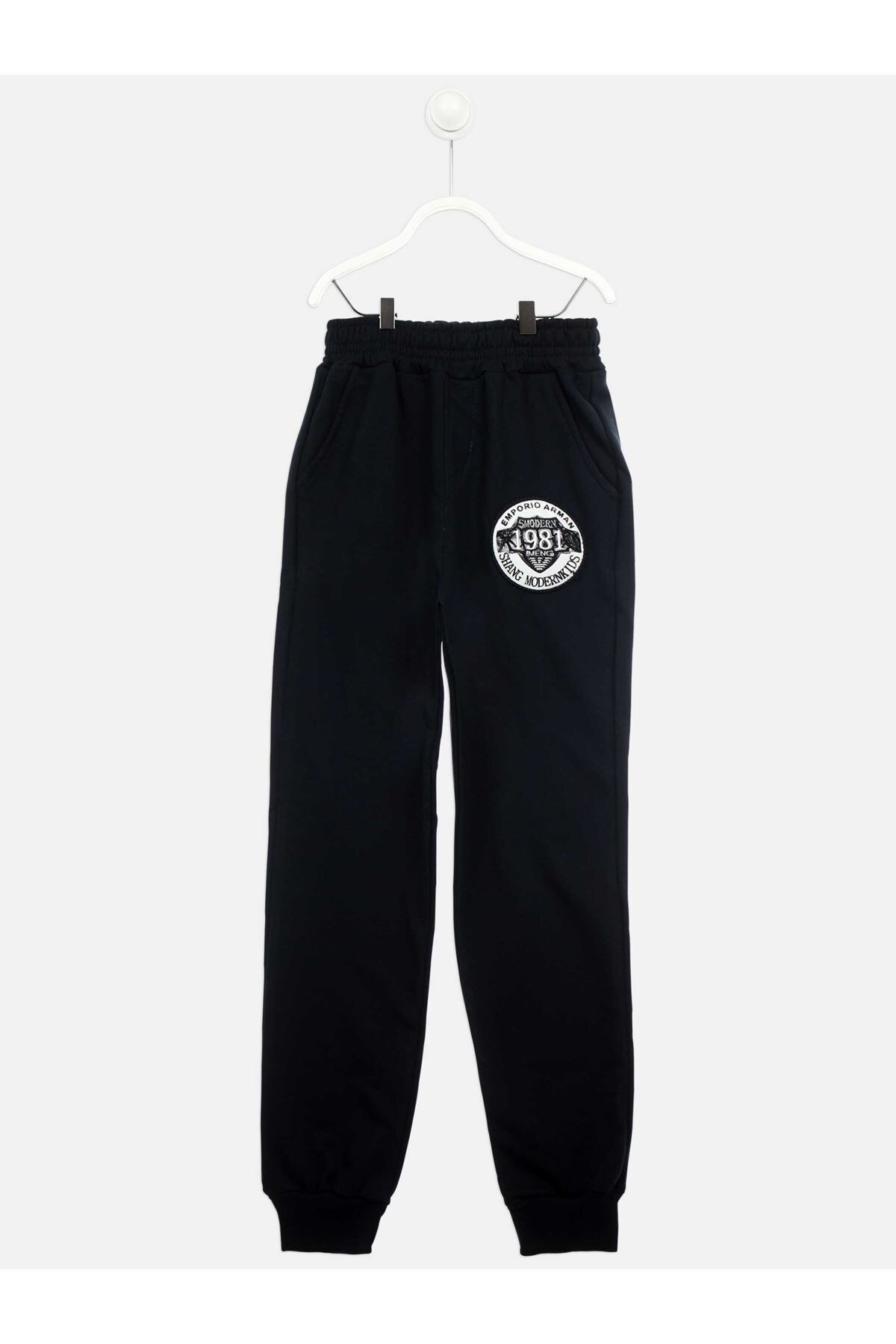 Dark Navy Blue Seasonal Men 'S Sweatpants: 12 13 Ages