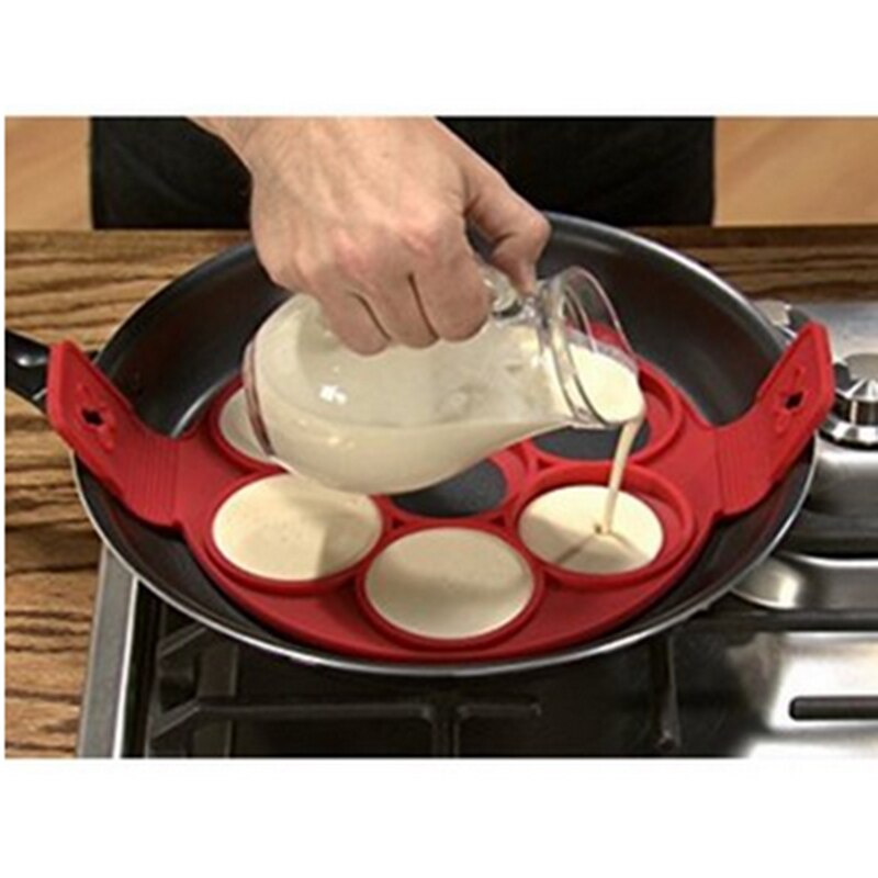 Non stick madlavning værktøj æg pan æg form flip morgenmad maker ost æg komfur køkken bagning tilbehør e