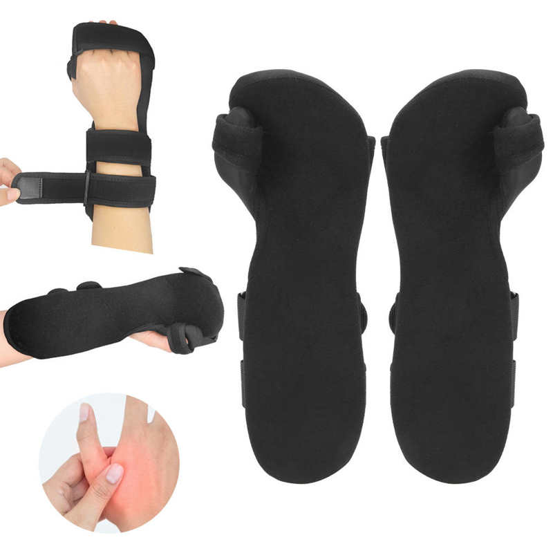 Terug Ondersteuning Polssteun Brace Verstelbare Vinger Spalk Afneembare Carpaal Tunnel Spalk Voor Slag Corrector