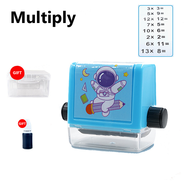 Double-head Math Practice Number Rolling Stamp Addition Subtraction Question Stamp Within 100 Maths Questions Digital Roller