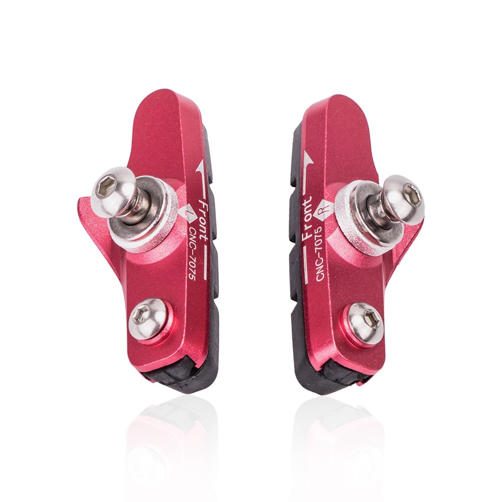 ZTTO – étriers de vélo de route avec plaquettes de frein remplaçables, coque en aluminium CNC, 1 paire de bloc, chaussures de freinage légères pour partie carbone