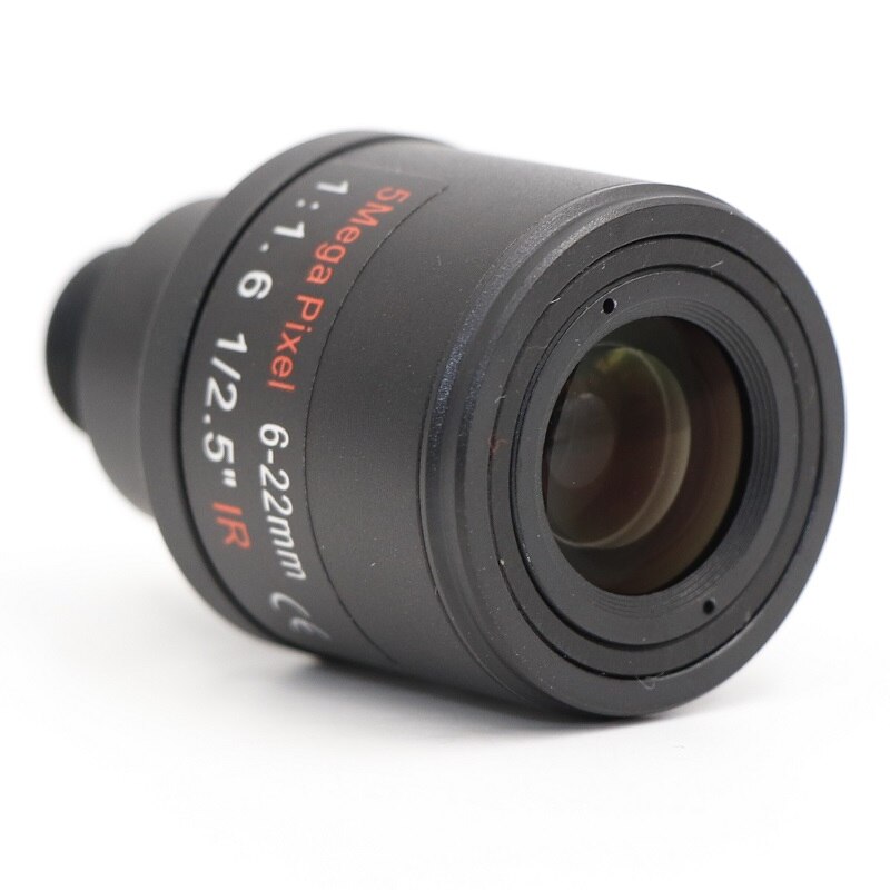 CCTV Camera 6-22mm Lens 5.0 MegaPixel Manual Zoom/Focus/IRIS M12*0.5mm Mount Infrared Night Vision Lens For CCTV Camera