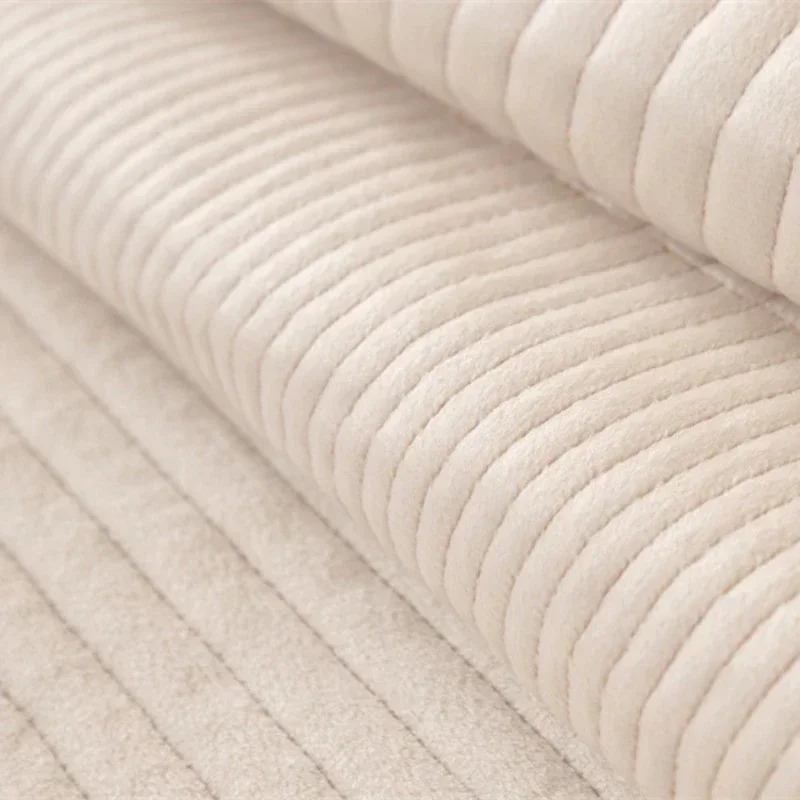 Cream Style Sofa Covers Thicken Plush Sofas Mat for Living Room Anti-slip Solid Color Couch Protector Slipcover Home Decor 소파 커버