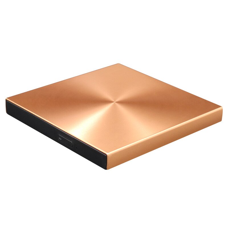 Usb3. 0 China Mobile Drive DVD Burner External Drive MAC Laptop Desktop Computer Universal: Luxury Gold Color