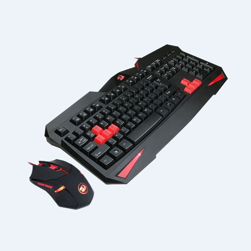 Redragon gaming tangentbord gaming mus combo  s101-2 led belysning tangentbord och mus set gaming mus och tangentbord tyst