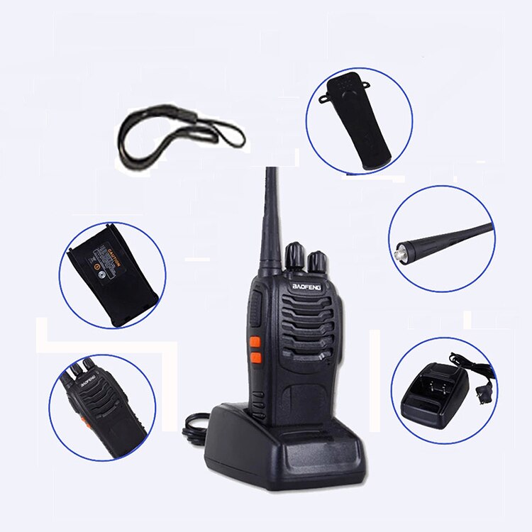 Originele PPT Bao feng BF 888 S Walkie Talkie 5 W Pofung Politie Apparatuur Met Handige Talkie Uhf Mobiele Radio 888 BaoFeng Bf-888s