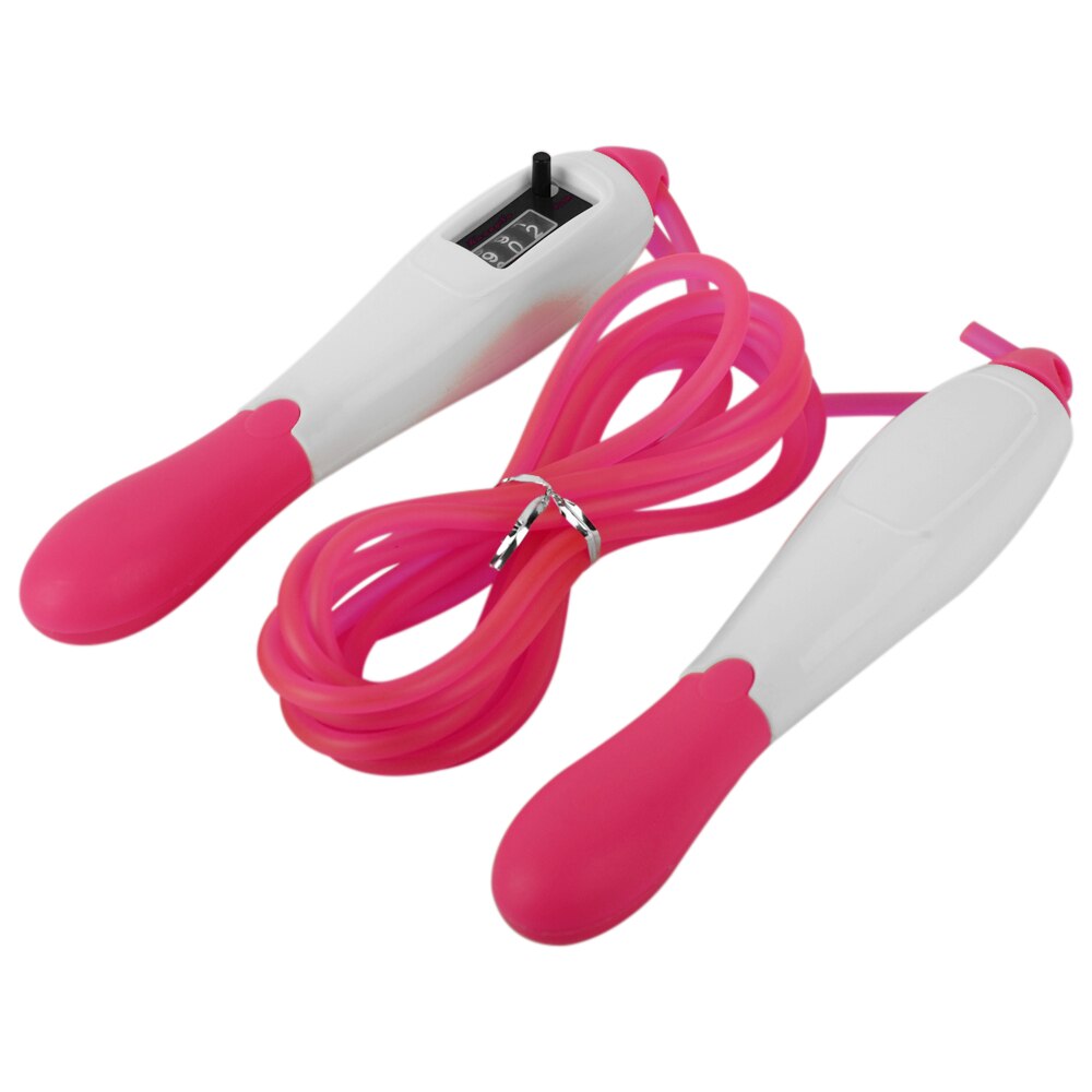 Cuerda de salto ajustable de 9,8 pies con cuerda de saltar del contador para la cuerda de gimnasia entrenamiento casera equipo de Fitness conteo cuerda de saltar