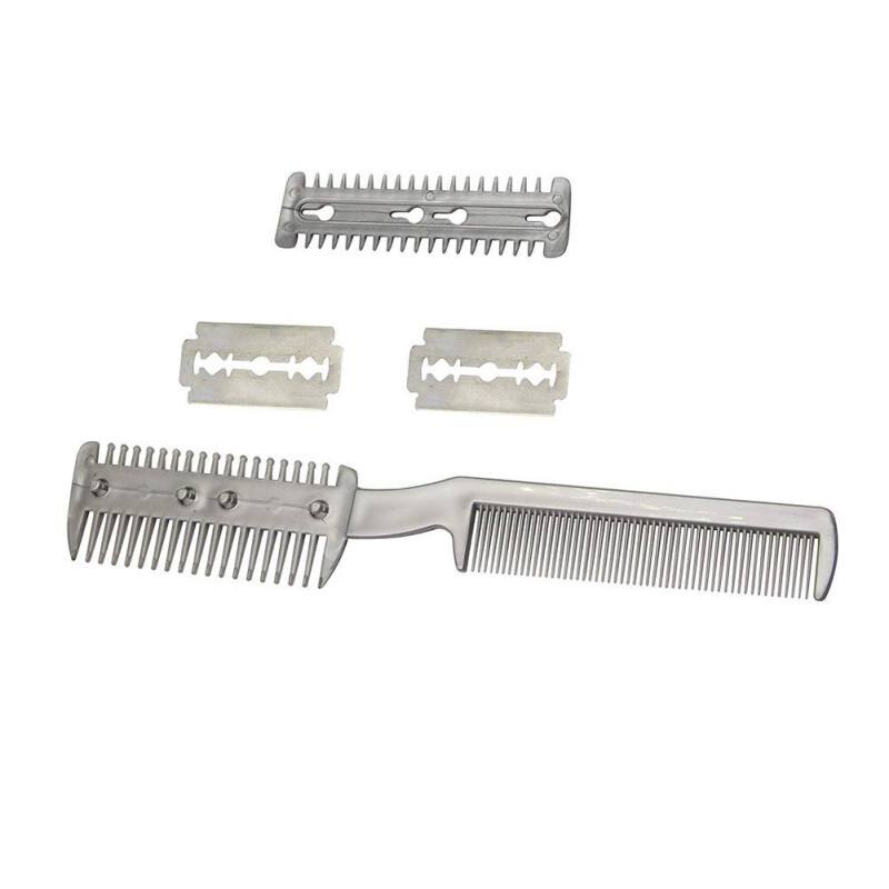 Pet Trimmer cepillo de estética para mascotas de acero inoxidable de mascota perro gato Pin peine cabello derramamiento aseo peine para pulgas herramienta para cachorro