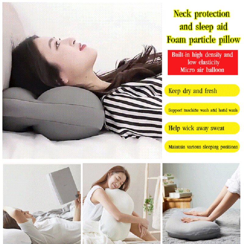 Breathable Soft Cloud Egg Sleep Pillow 3D Ergonomic Center Egg Groove Sleep Pillow Orthopedic Neck Pain Release