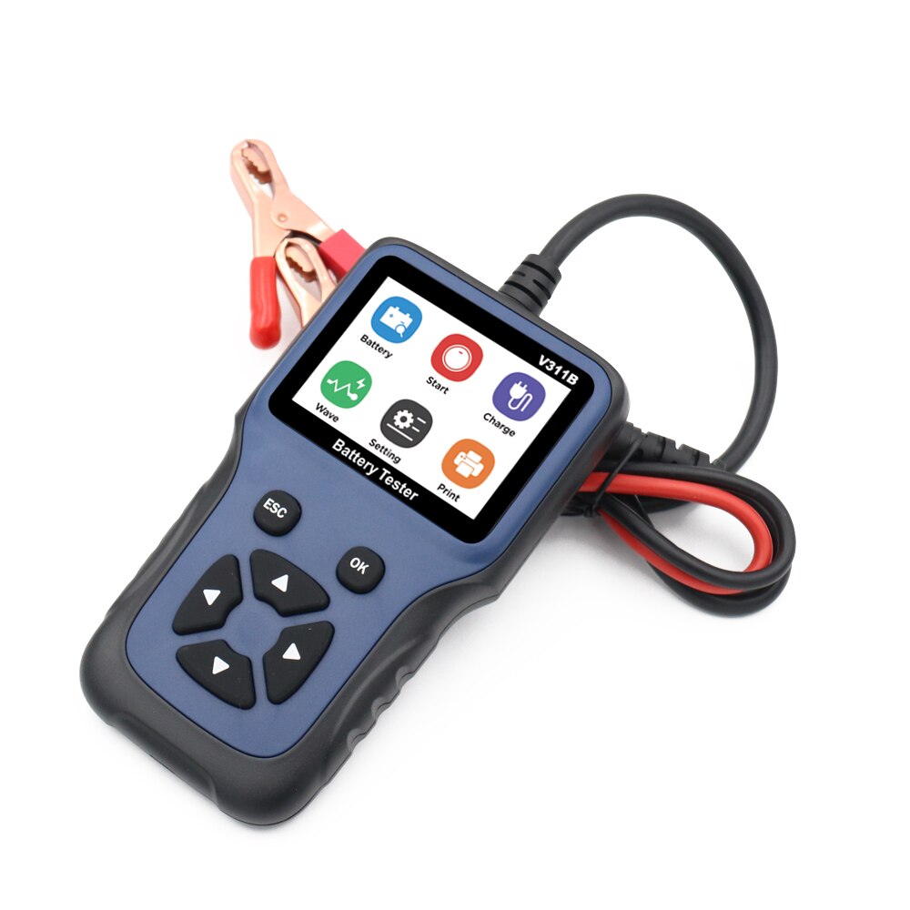 Car Battery Charger Tester Analyzer 12V Battery Test Car Charging ...