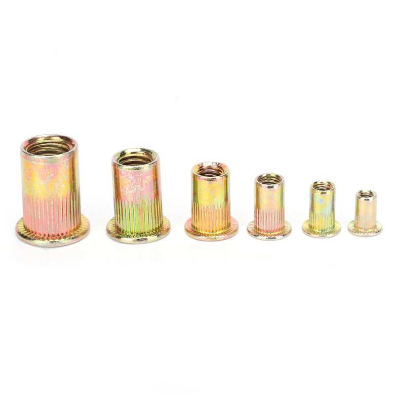 Insert Nut Set Galvanized Carbon Steel Rivet Nut for automobiles elevators