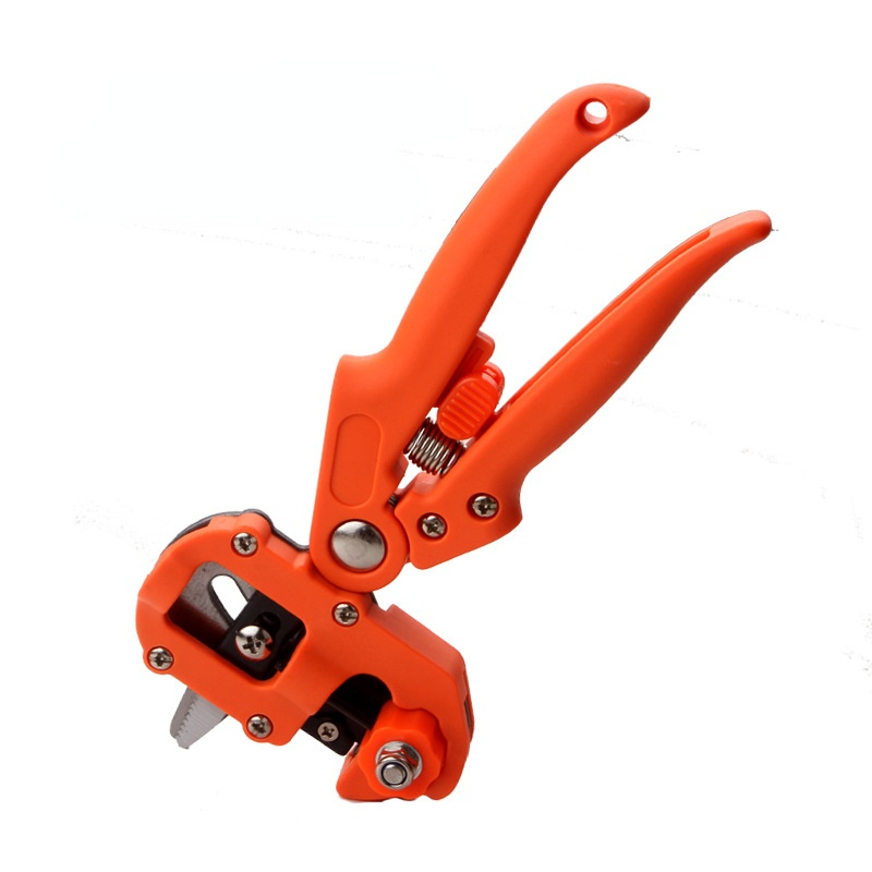 Gardening Seedling Grafter Grafting Tool Pruning Shears Fruit Tree Grafting Shears Grafting Shears Garden Tool Garden Pruners: Card orange 1pcs