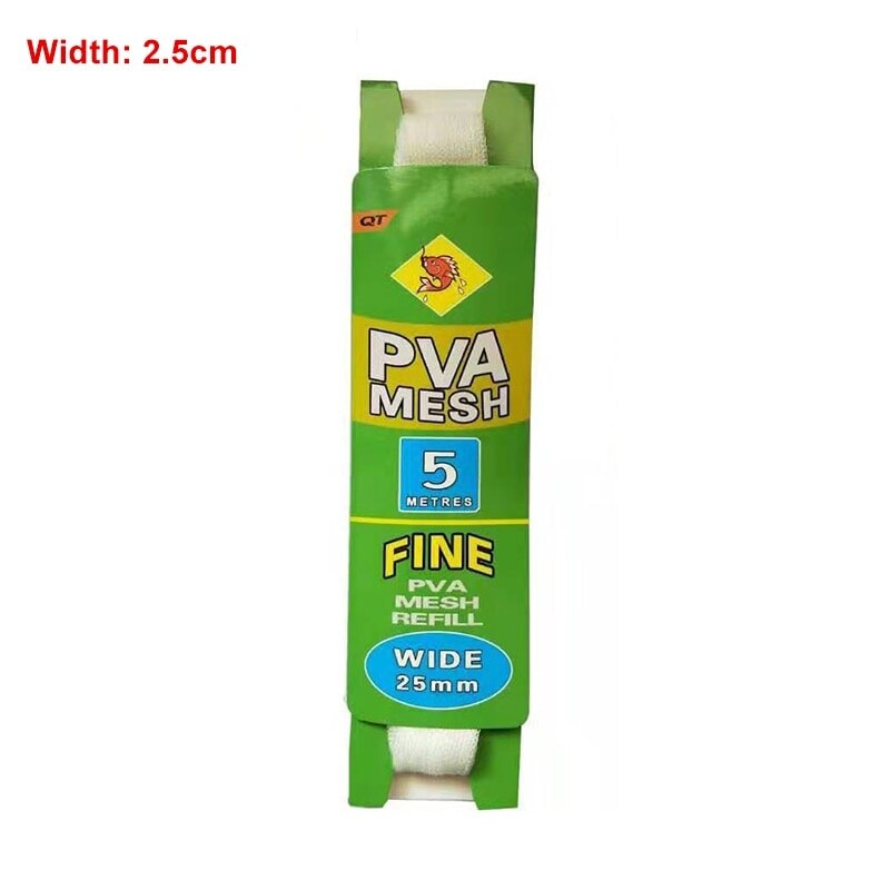 Filet avec mailles étroites,réseau soluble en PVA, recharge pour stocker et protéger les appâts de pêche, directe, 5 m,: Style2 2.5cmX5m