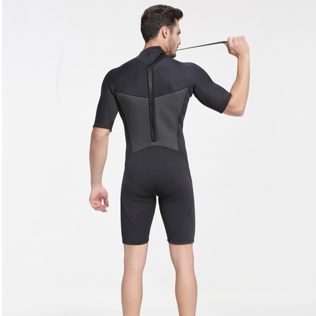 Traje de neopreno de manga corta de 2mm para hombre, para Surf, natación, buceo