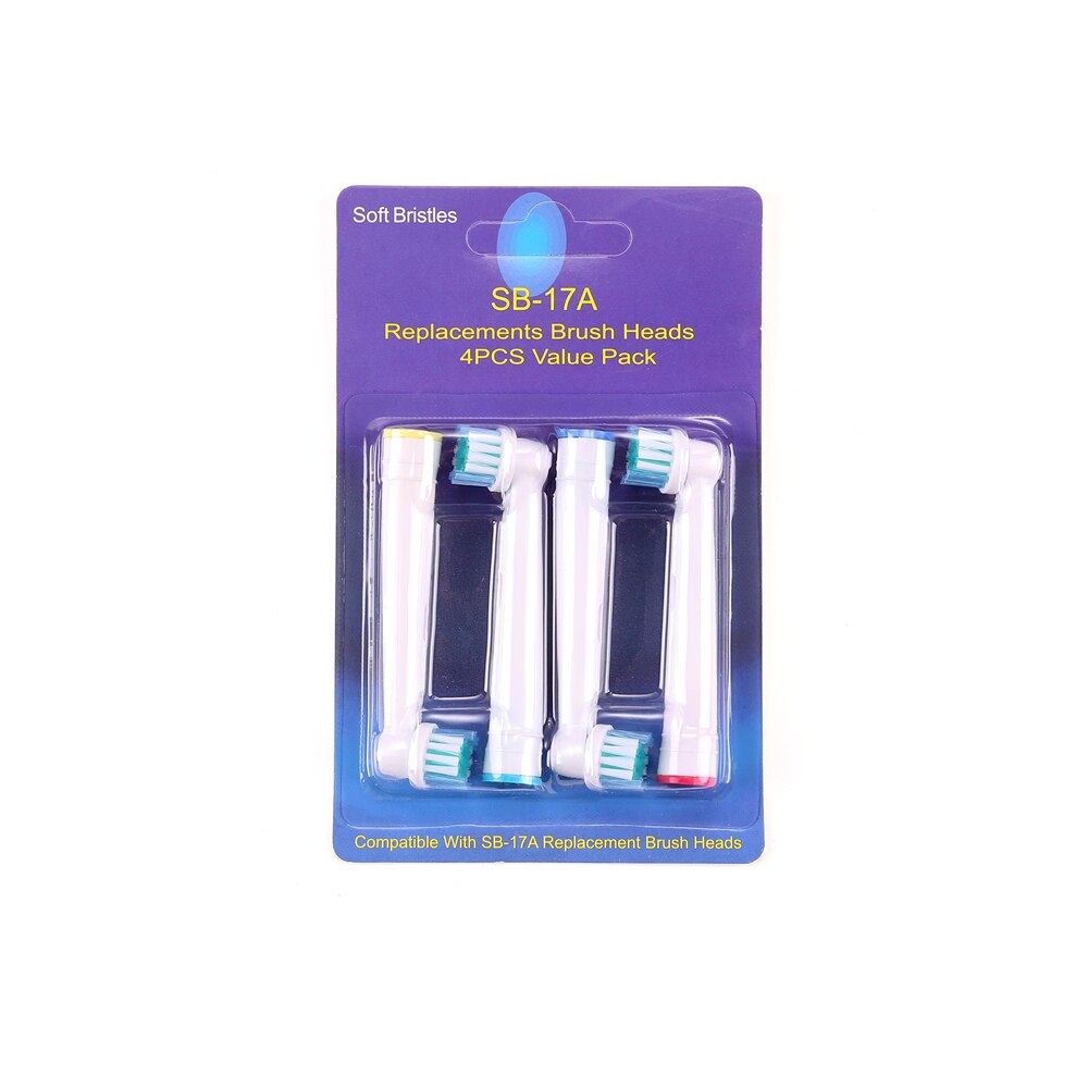 Cabezales de cepillo de dientes eléctrico, repuesto para sb-17a o-r-a-l b, Vitality Dual Clean Care, 12 Uds./8 Uds./4 Uds.: 4pcs