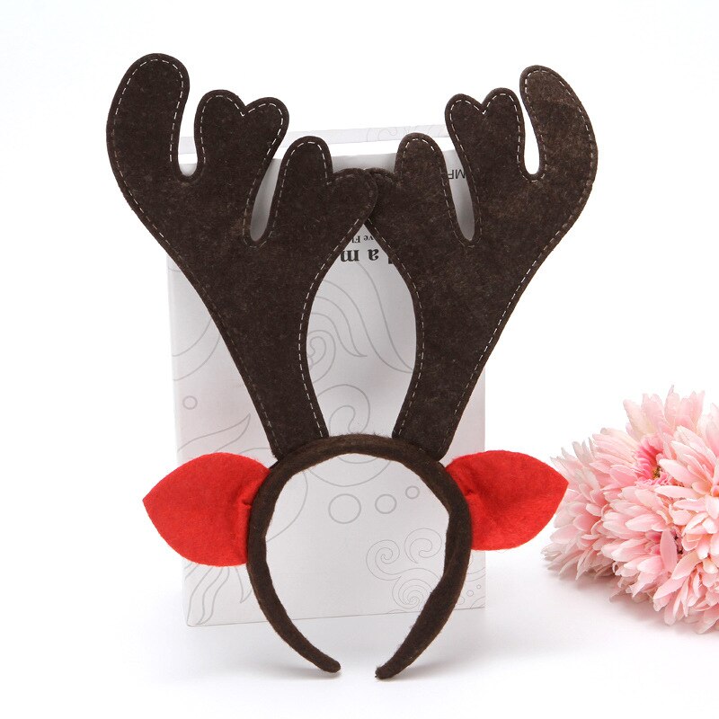 Bois bandeau décorations de noël pour la maison noël Festival fête ornements nouvel an décor enfants cheveux accessoires: 9